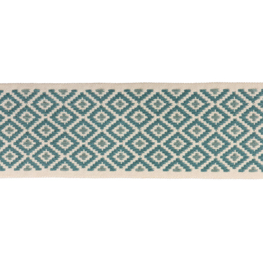 LEE JOFA - HENGRAVE TAPE- AQUA - Fabric by the Yard AQUA