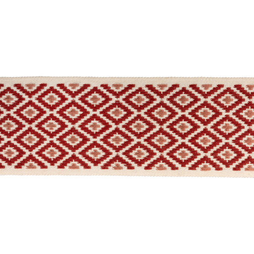 LEE JOFA - HENGRAVE TAPE- RED - Fabric by the Yard RED