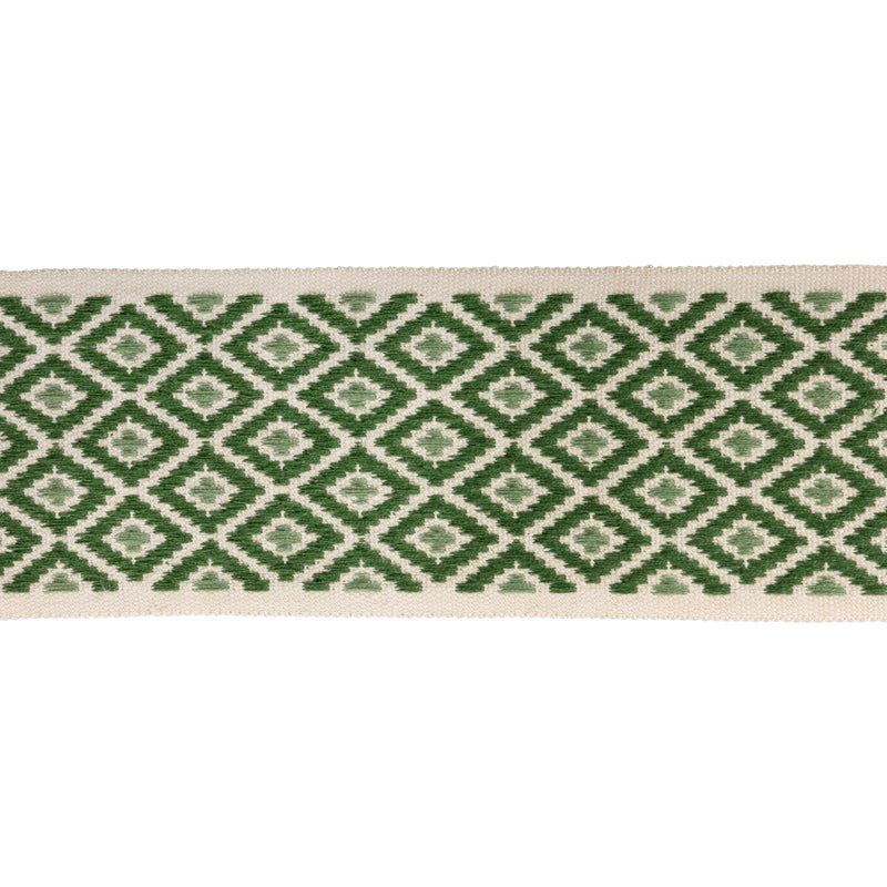 LEE JOFA - HENGRAVE TAPE- GREEN - Fabric by the Yard GREEN
