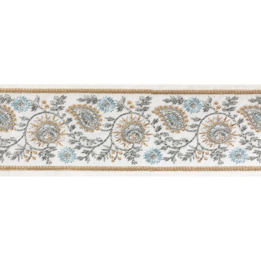 LEE JOFA - BREMHILL EMB TAPE- STRAW - Fabric by the Yard STRAW