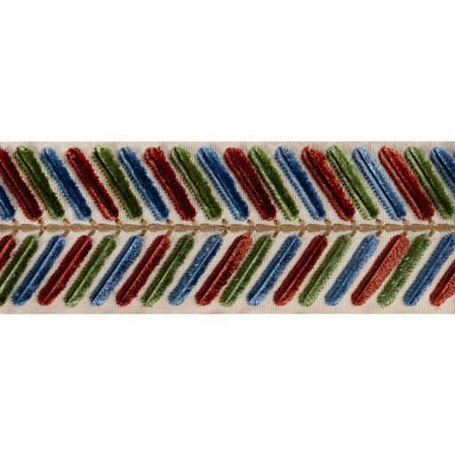 LEE JOFA - WINGFIELD EMB TAPE- MULTI - Fabric by the Yard MULTI