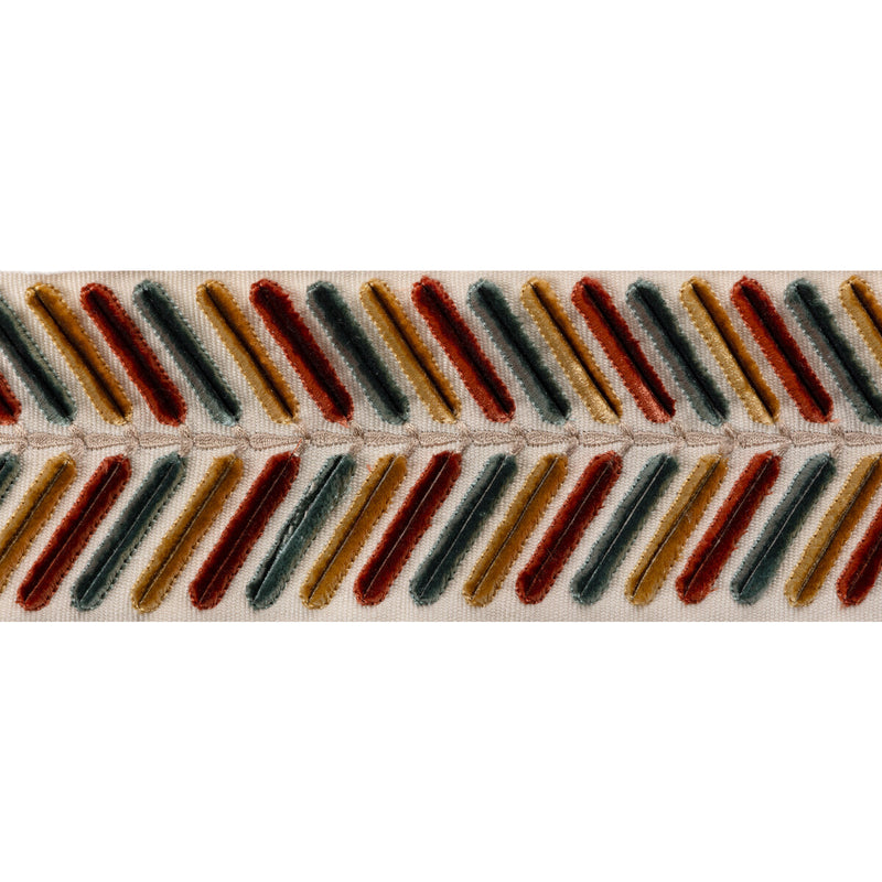LEE JOFA - WINGFIELD EMB TAPE- GROVE - Fabric by the Yard GROVE