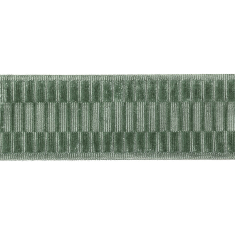 LEE JOFA - ELSTON VELVET TAPE- AQUA - Fabric by the Yard AQUA