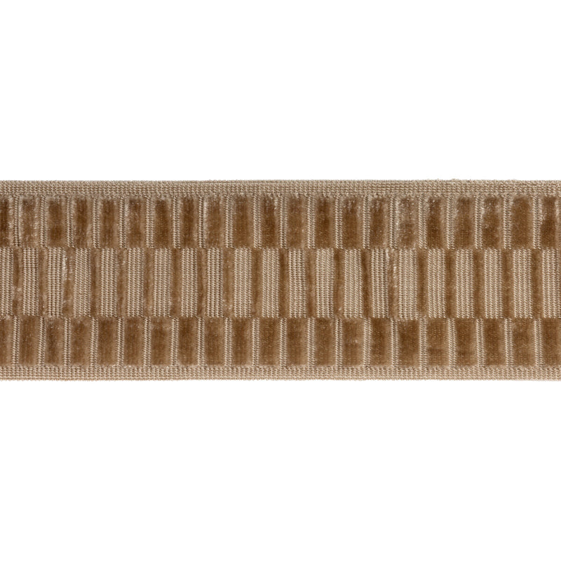 LEE JOFA - ELSTON VELVET TAPE- SAND - Fabric by the Yard SAND