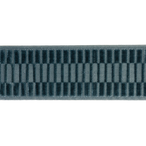 LEE JOFA - ELSTON VELVET TAPE- OCEAN - Fabric by the Yard OCEAN