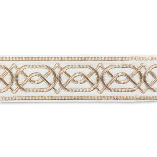 LEE JOFA - SHIRE EMB TAPE - BEIGE - Fabric By The YARD