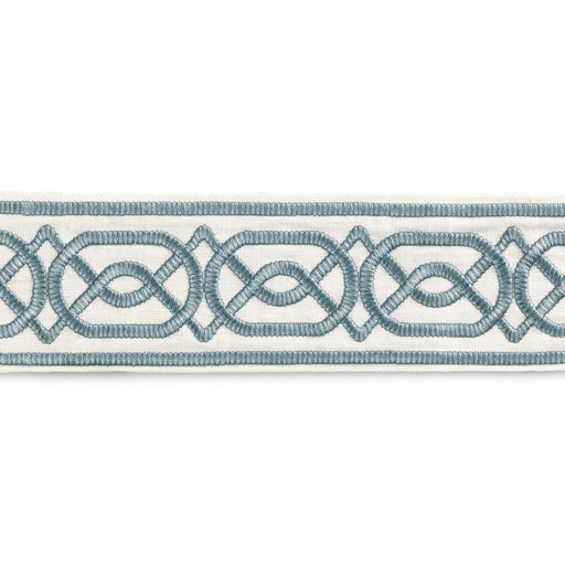 LEE JOFA - SHIRE EMB TAPE - BLUE - Fabric By The YARD