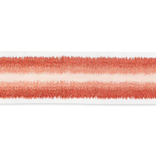 LEE JOFA - HAYNES EMB TAPE - CORAL - Fabric By The YARD