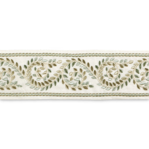 LEE JOFA - LANGTON EMB TAPE - AQUA - Fabric By The YARD