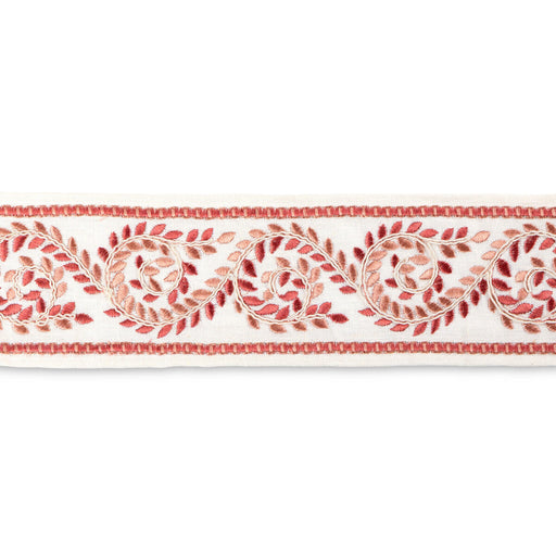 LEE JOFA - LANGTON EMB TAPE - CORAL - Fabric By The YARD