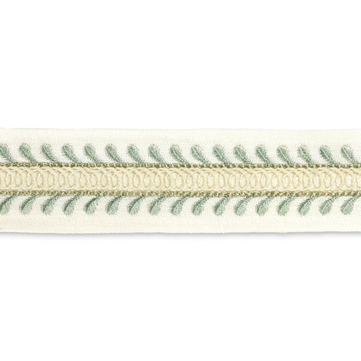 LEE JOFA - TAPTON EMB TAPE - AQUA - Fabric By The YARD