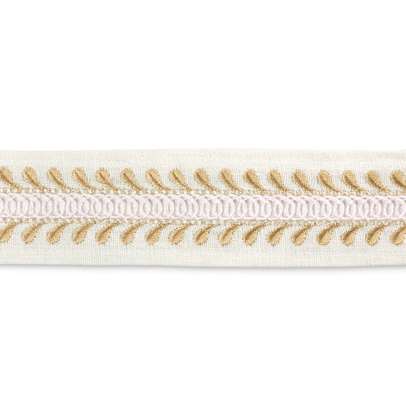 LEE JOFA - TAPTON EMB TAPE - STRAW - Fabric By The YARD