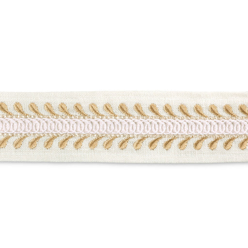 LEE JOFA - TAPTON EMB TAPE - STRAW - Fabric By The YARD