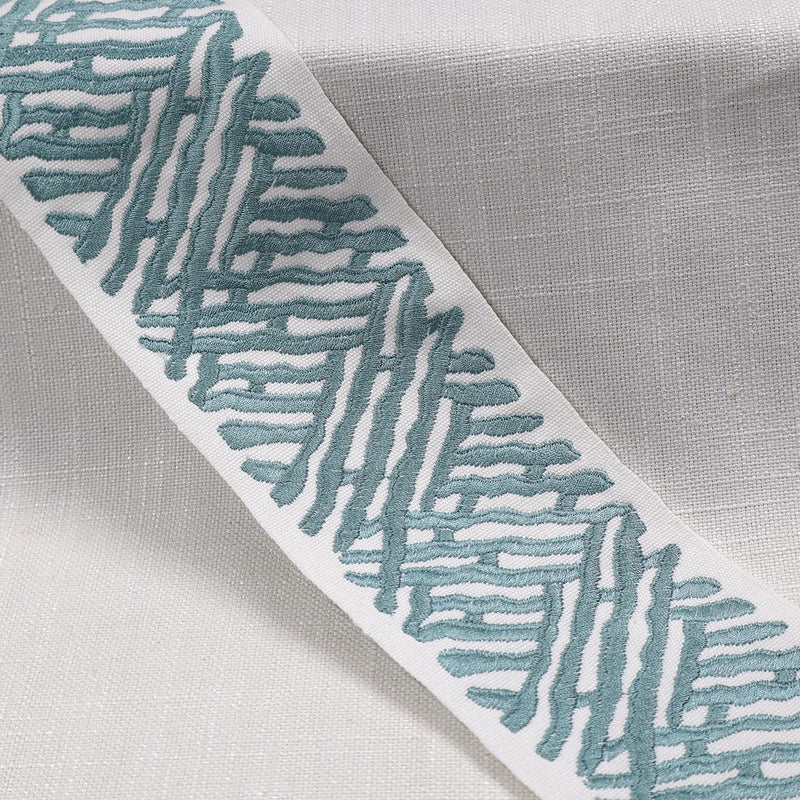TRELLI EMB TAPE - JADE - Mag Fabrics - Trim By The Yard