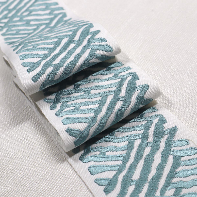 TRELLI EMB TAPE - JADE - Mag Fabrics - Trim By The Yard