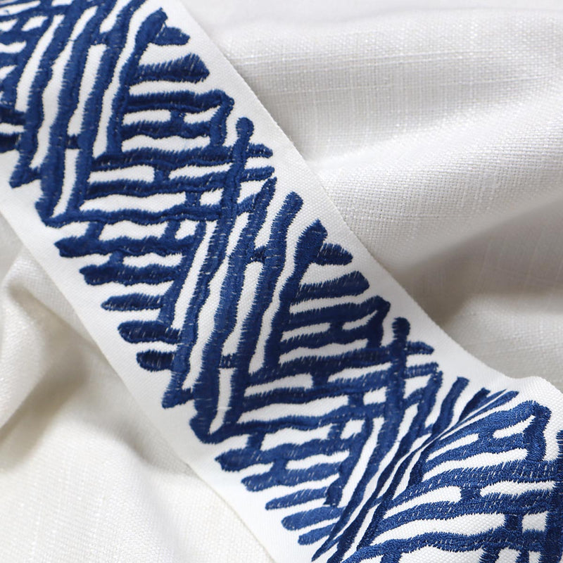 TRELLI EMB TAPE - MARINE - Mag Fabrics - Trim By The Yard
