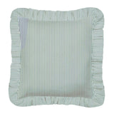 Laura Park - 22x22 Ticking Stripe Pillow - Indigo