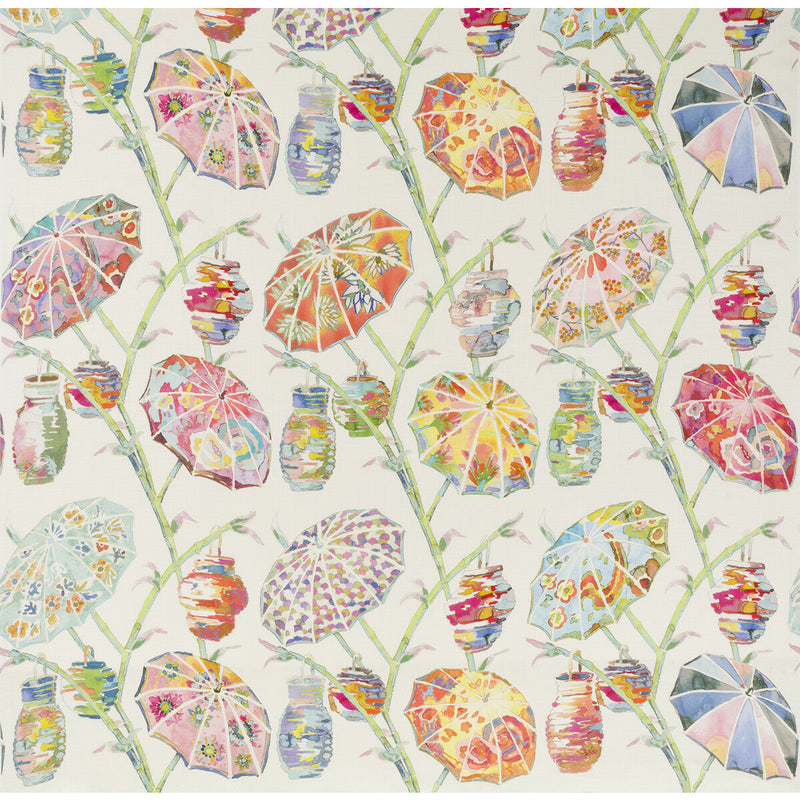 KRAVET DESIGN - UMBRELLAS- RAINBOW - Fabric by the Yard RAINBOW