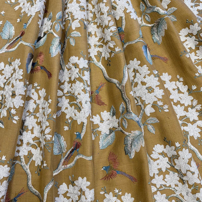 VIRGIE - GOLD - Mag Fabrics - Fabric By The Yard