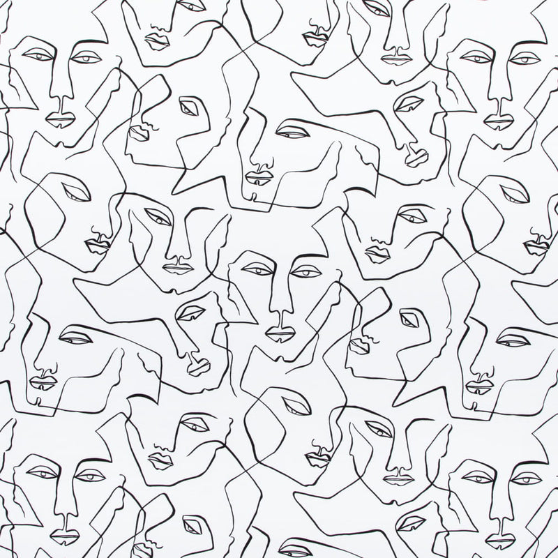 Vogue - Black Dress - 29 Park - Fabric by the Yard