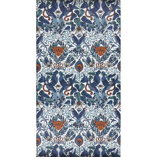 CLARKE AND CLARKE - AMAZON- BLUE - Wallcovering by the Roll BLUE