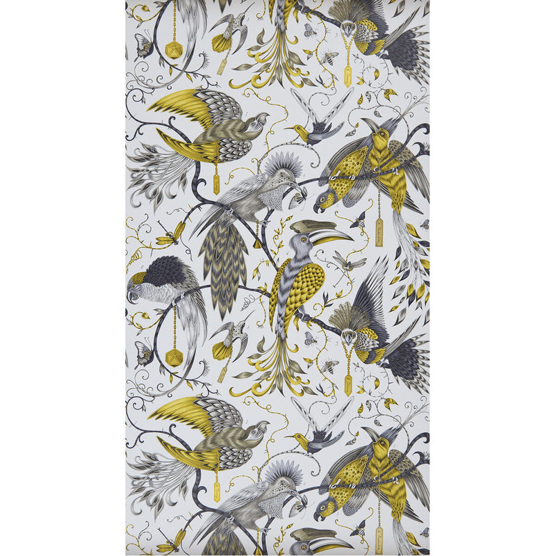 CLARKE AND CLARKE - AUDUBON- GOLD - Wallcovering by the Roll GOLD