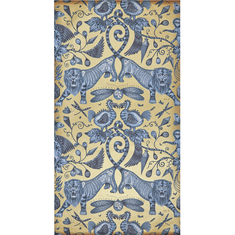 CLARKE AND CLARKE - EXTINCT- BLUE - Wallcovering by the Roll BLUE
