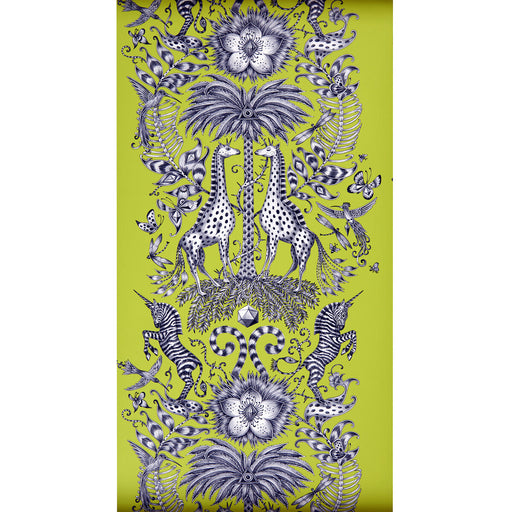CLARKE AND CLARKE - KRUGER- LIME - Wallcovering by the Roll LIME