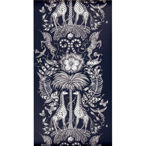 CLARKE AND CLARKE - KRUGER- NAVY - Wallcovering by the Roll NAVY