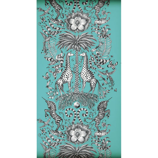 CLARKE AND CLARKE - KRUGER- TEAL - Wallcovering by the Roll TEAL