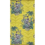 CLARKE AND CLARKE - LEMUR- LIME - Wallcovering by the Roll