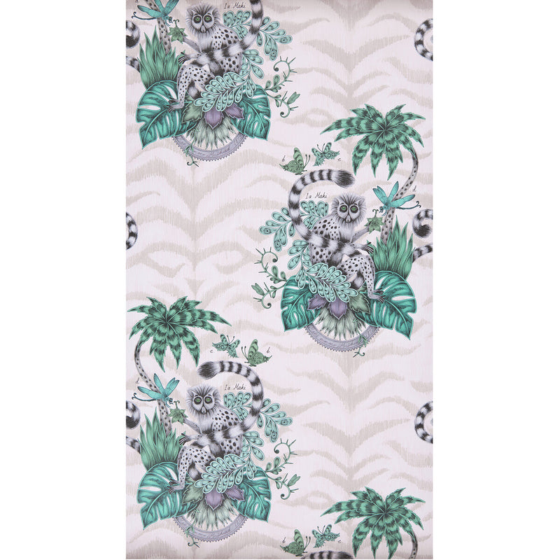 CLARKE AND CLARKE - LEMUR- PINK - Wallcovering by the Roll PINK