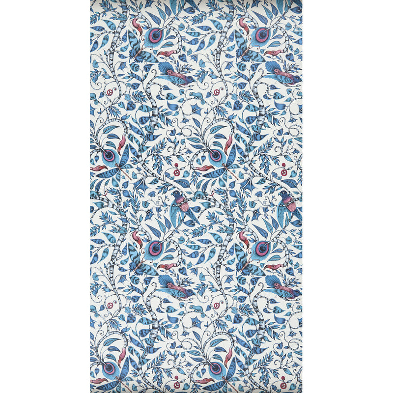 CLARKE AND CLARKE - ROUSSEAU- BLUE - Wallcovering by the Roll BLUE