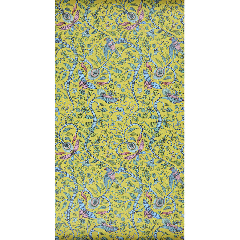 CLARKE AND CLARKE - ROUSSEAU- LIME - Wallcovering by the Roll LIME