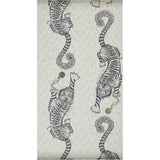 CLARKE AND CLARKE - TIGRIS- MONOCHROME - Wallcovering by the Roll