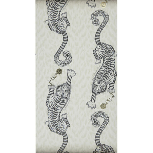 CLARKE AND CLARKE - TIGRIS- MONOCHROME - Wallcovering by the Roll MONOCHROME