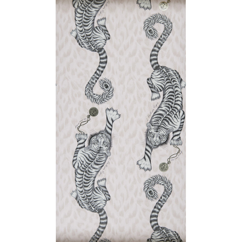 CLARKE AND CLARKE - TIGRIS- PINK - Wallcovering by the Roll PINK
