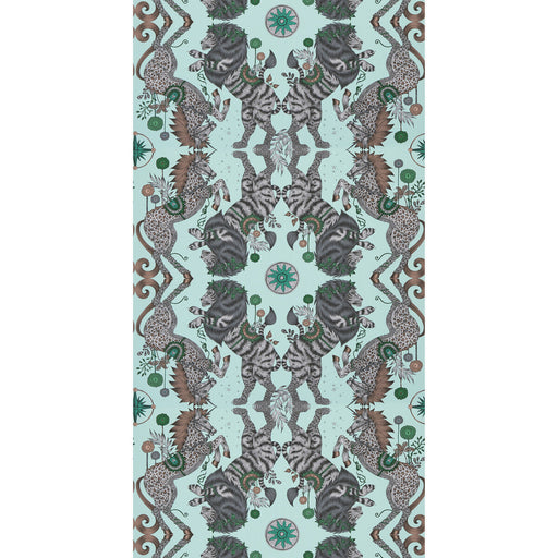 CLARKE AND CLARKE - CASPIAN WP- AQUA  - Wallcovering by the Roll AQUA