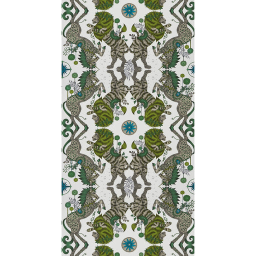 CLARKE AND CLARKE - CASPIAN WP- LIME  - Wallcovering by the Roll LIME