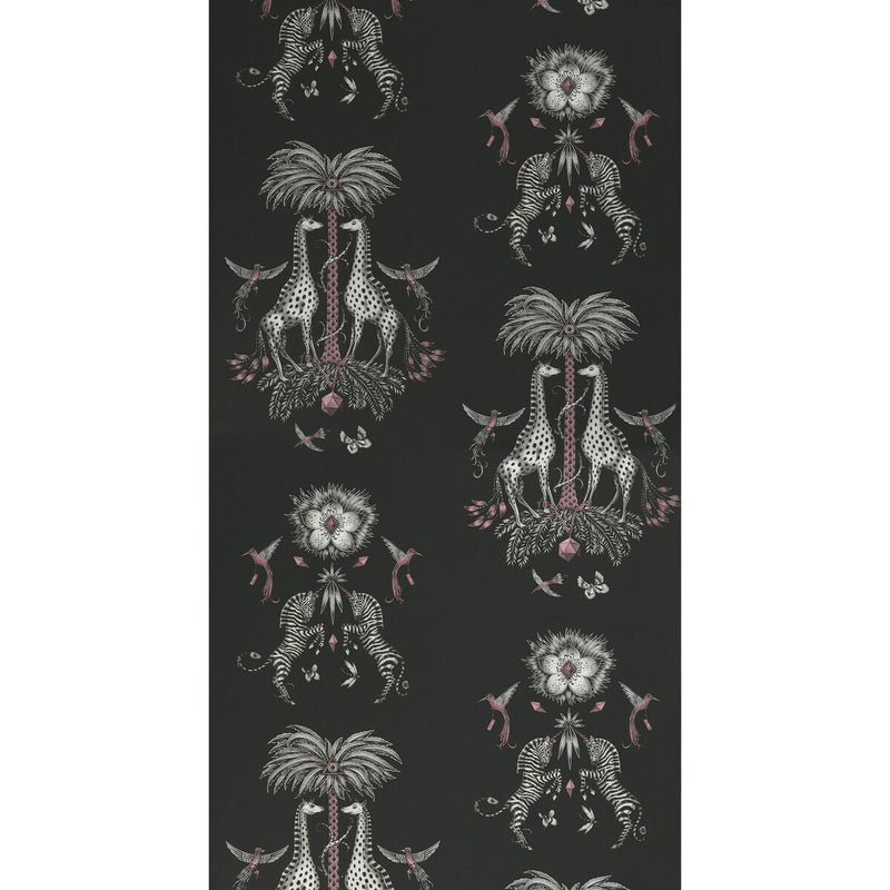 CLARKE AND CLARKE - CREATURA- CHARCOAL  - Wallcovering by the Roll CHARCOAL