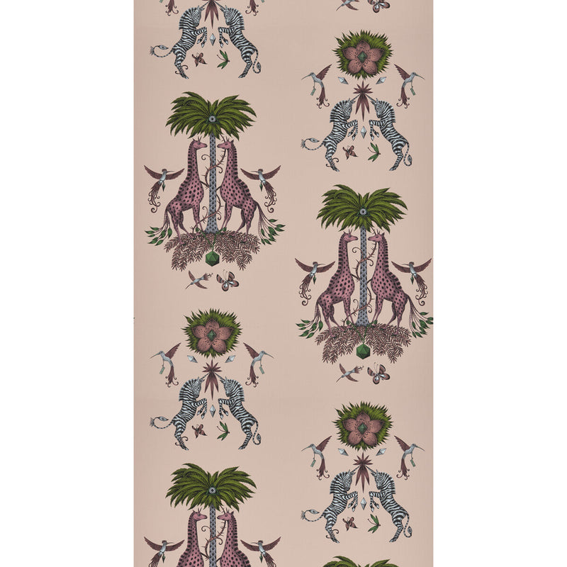 CLARKE AND CLARKE - CREATURA- PINK  - Wallcovering by the Roll PINK