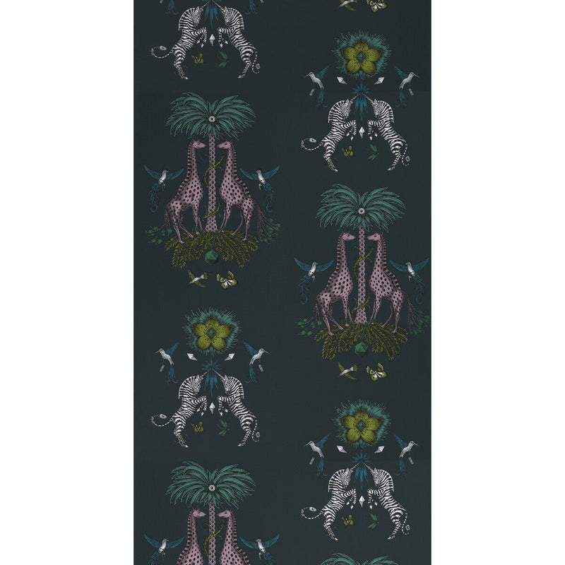 CLARKE AND CLARKE - CREATURA- TEAL  - Wallcovering by the Roll TEAL