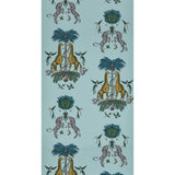 CLARKE AND CLARKE - CREATURA- TURQUOISE  - Wallcovering by the Roll