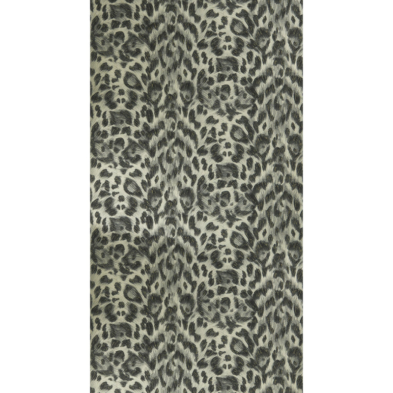 CLARKE AND CLARKE - FELIS- CHARCOAL/GOLD  - Wallcovering by the Roll CHARCOAL/GOLD
