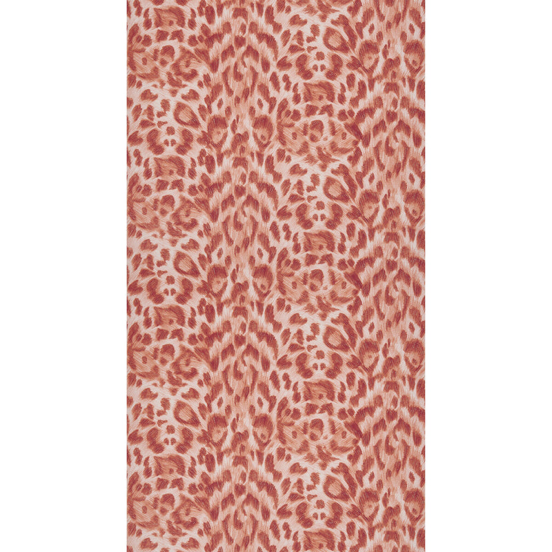 CLARKE AND CLARKE - FELIS- RED/ROSE GOLD  - Wallcovering by the Roll RED/ROSE GOLD