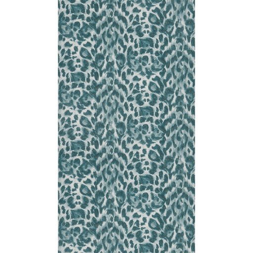 CLARKE AND CLARKE - FELIS- TEAL/LIME  - Wallcovering by the Roll TEAL/LIME