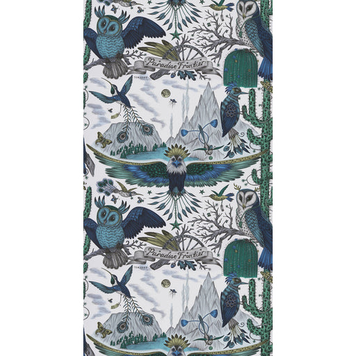 CLARKE AND CLARKE - FRONTIER- BLUE  - Wallcovering by the Roll BLUE