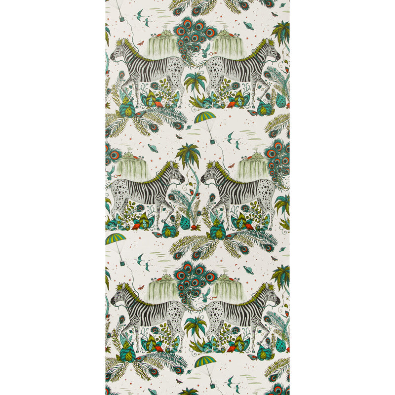 CLARKE AND CLARKE - LOST WORLD- GREEN  - Wallcovering by the Roll GREEN