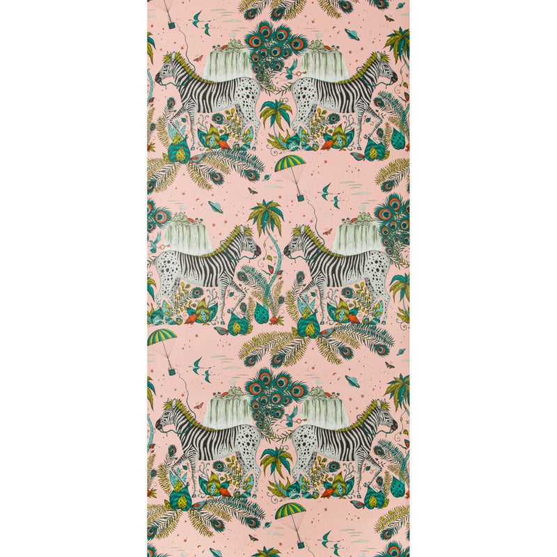 CLARKE AND CLARKE - LOST WORLD- PINK  - Wallcovering by the Roll PINK