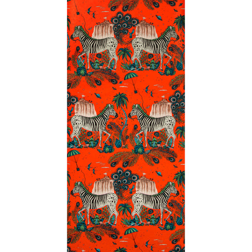 CLARKE AND CLARKE - LOST WORLD- RED  - Wallcovering by the Roll RED